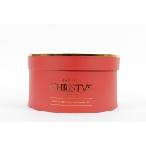 Red Christy Top Hat Box