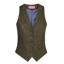 Ladies Tweed Waistcoat